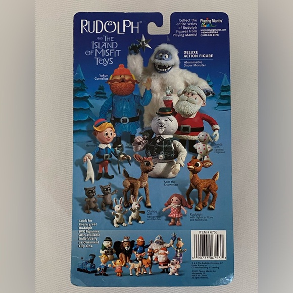 SANTA ACTION FIGURE - RUDOLPH - NIB - Picture 2 of 2